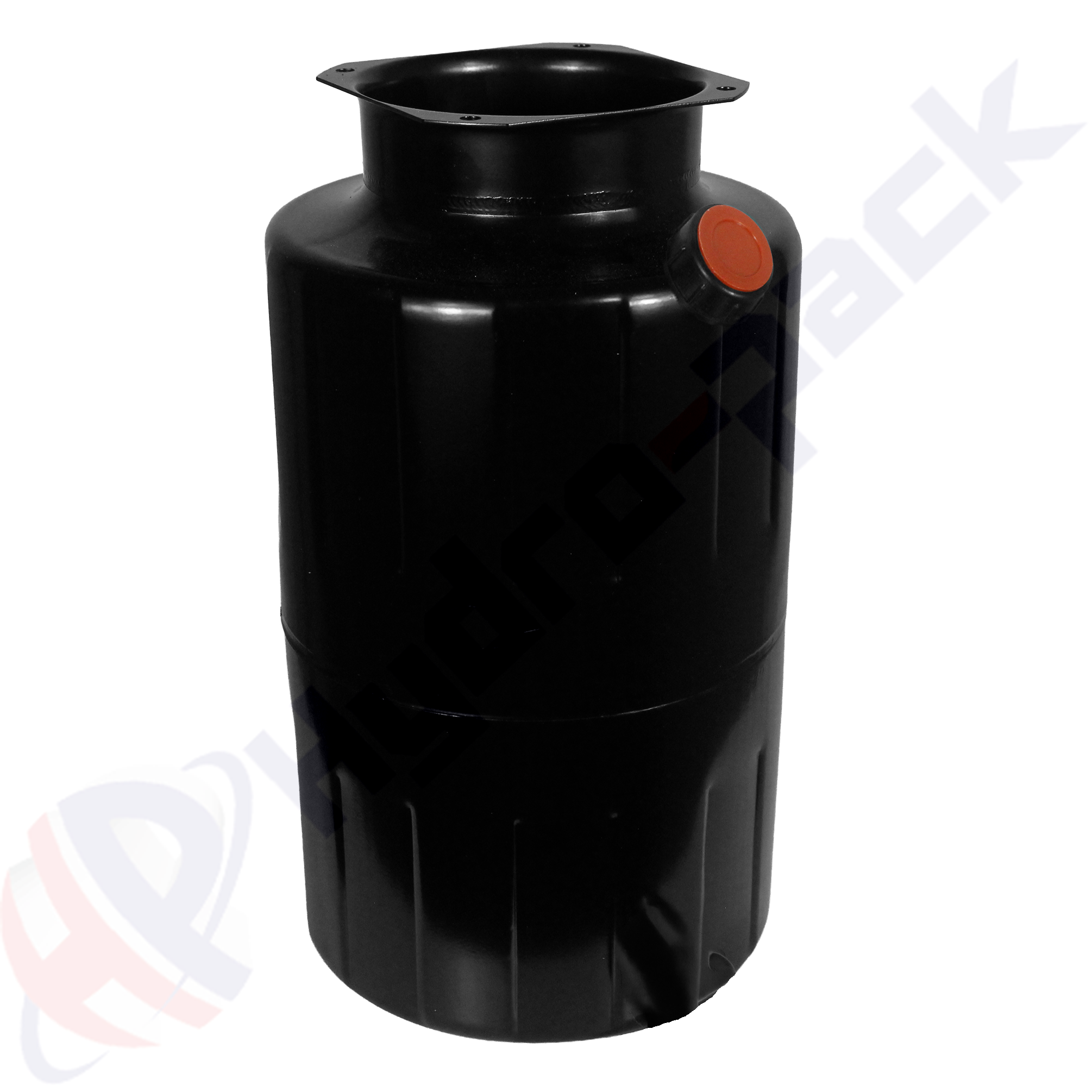 8 liter, cylinder, vertical steel tank